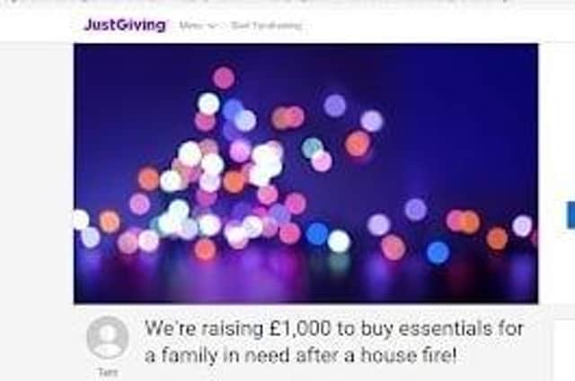 A justgiving page has been set up to support a Midhurst support following a house fire at her property. SUS-220322-135148001