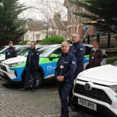 Horsham District Council's Neighbourhood Wardens with their new hybrid vehicles