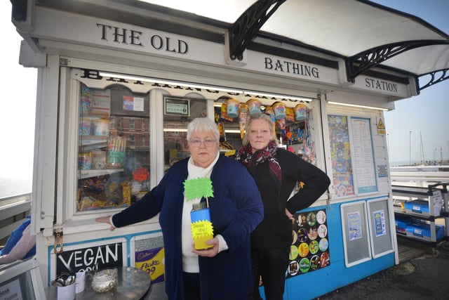 Ukraine charity cash stolen from the Old Bathing Station kiosk in Bexhill.

Owners Stella Brennan-Wright, left, and her daughter Karen Brennan-Wright. SUS-220322-123203001