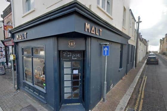 The Malt Café on Montague Street has been named as one of Vets Now top dog-friendly cafés. Photo: Google Street View