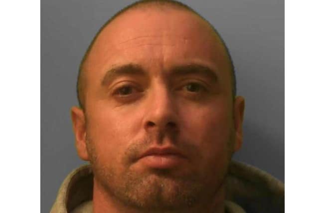 Robert Thompson was sentenced to 30-months in prison at Lewes Crown Court after pleading guilty to five offences. Photo: Sussex Police