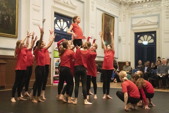 100 young dancers from Lewes Old Grammar School finally got to perform to a live audience for the first time since 2019. SUS-220323-102021001