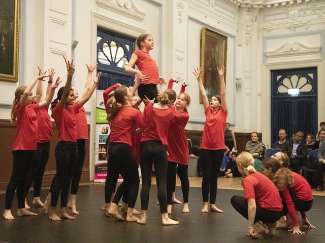 100 young dancers from Lewes Old Grammar School finally got to perform to a live audience for the first time since 2019. SUS-220323-102021001