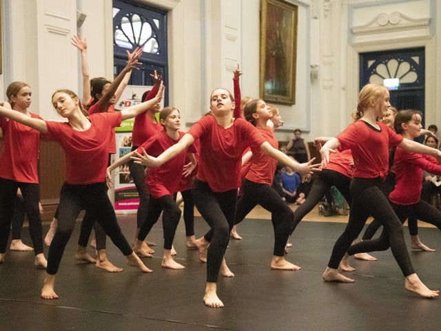 100 young dancers from Lewes Old Grammar School finally got to perform to a live audience for the first time since 2019. SUS-220323-102110001