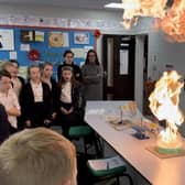 Year 5 students from St Peter’s Catholic Primary School recently visited St Oscar Romero Catholic School in Goring to take part in a Harry Potter themed Science Day
