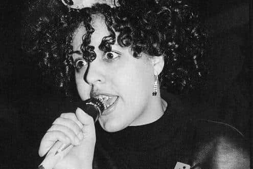 Poly Styrene performing with X-Ray Spex
