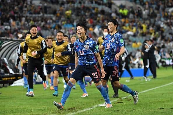 Brighton's Japan international Kaoru Mitoma scored twice against Australia in secure Japan's spot at the upcoming World Cup