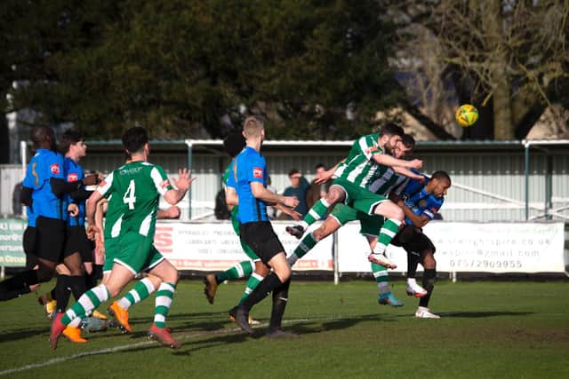 Chichester City on the attack in the game that reignited their form - a win at home to Sevenoaks / Picture: Neil Holmes