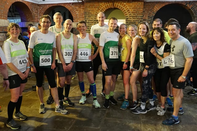 Some of the Chichester Runners who entered