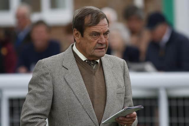 Jimmy Lindley. (SALISBURY, ENGLAND - SEPTEMBER 03: Former jockey Jimmy Lindley at Salisbury racecourse on September 03, 2015 in Salisbury, England. (Photo by Alan Crowhurst/Getty Images) SUS-220324-113740001