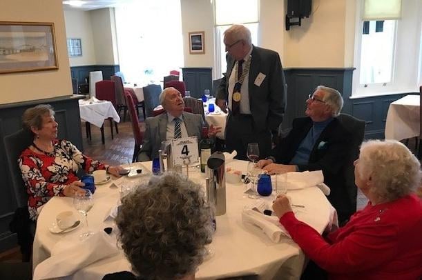 Chairman Nick Goff chats to members, partners and wives at a recent Willingdon Probus Club lunch. For more information and how to contact the group, please visit willingdonprobusclub.org.uk SUS-220324-115245001