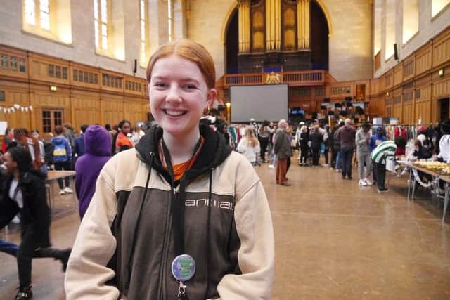Maddie Loveless a year 12 pupil at Christ’s Hospital, ran the eco-themed spring fair