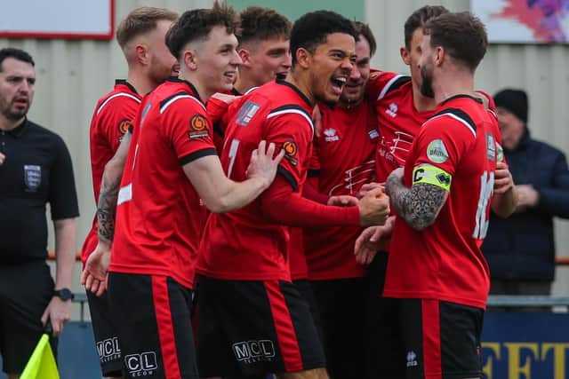Eastbourne Borough hope for more Priory Lane celebratory scenes tomorrow / Picture: Andy Pelling