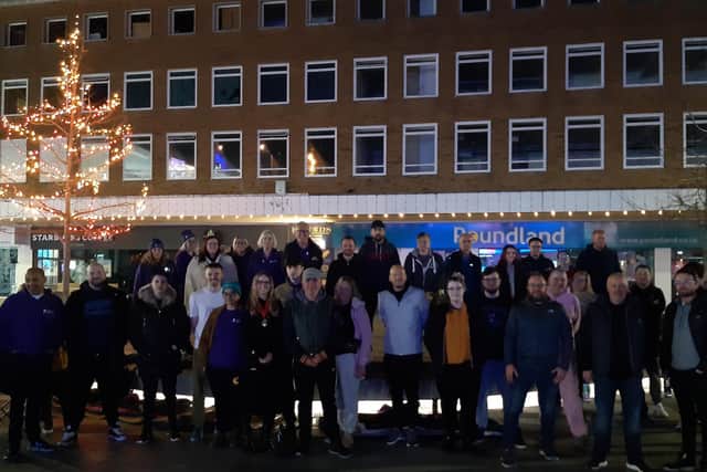 Group photo of fundraisers