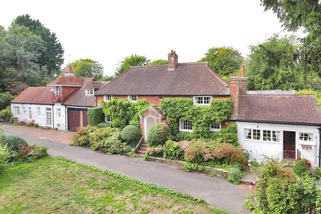 Tudor Cottage is set in a quiet lane on the outskirts of Hurstpierpoint. Picture: Jackson-Stops Lindfield.
