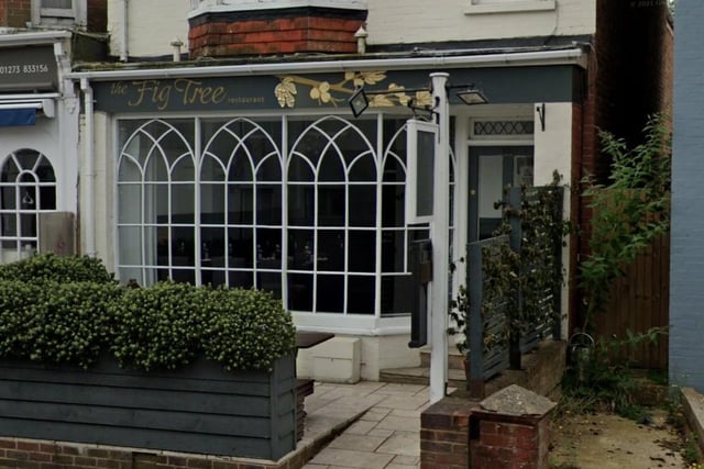 The Fig Tree Restaurant, 120 High Street, Hurstpierpoint, has a rating of 4.9 out of five from 160 Google reviews. The elegant dining venue offers fresh and seasonal dishes and is located in the picturesque village near the hills of the South Downs. Picture: Google Street View.