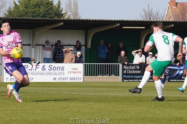 Action from the Rocks' 4-1 win at home to Margate / Pictures: Lyn Phillips and Trevor Staff