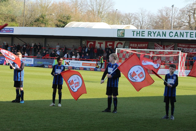 Crawley Town v Rochdale. Picture by Cory Pickford SUS-220326-191030004