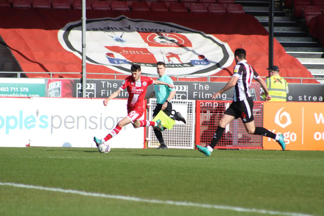 Ashley Nadesan. Crawley Town v Rochdale. Picture by Cory Pickford SUS-220326-191109004