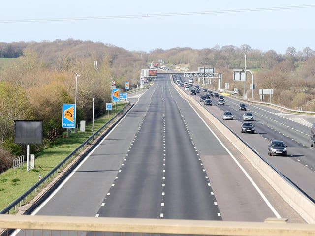 M23 closed after multi-vehicle collision. Photo: Eddie Mitchell