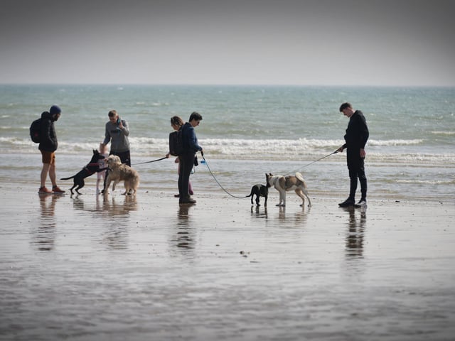 Hastings seafront on Saturday