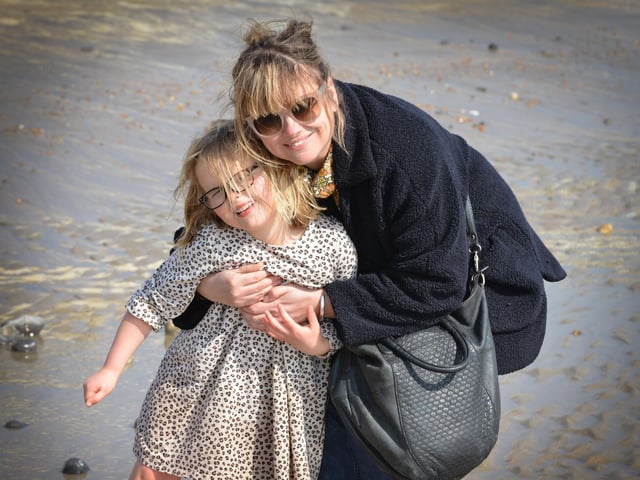 Hastings seafront on Saturday
