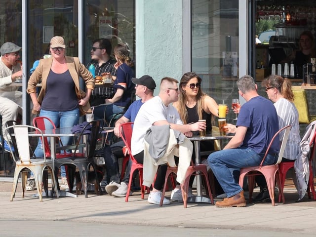 Worthing seafront on Sunday. Photo: Eddie Mitchell