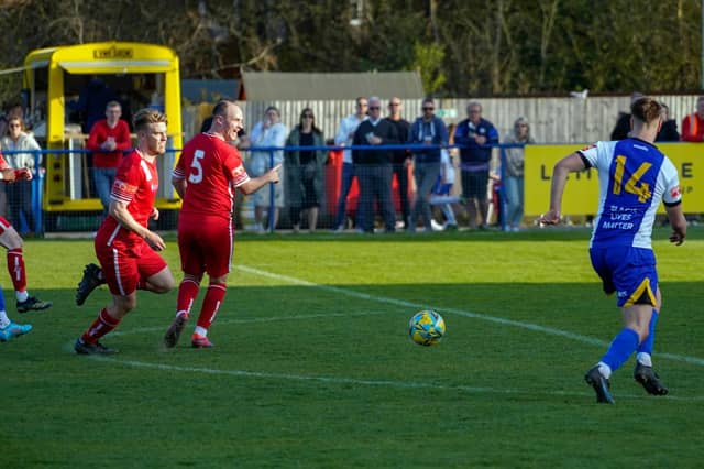 Action from Haywards Heath Town's Isthmian south east division win at home to Whitstable / Pictures: Ray Turner
