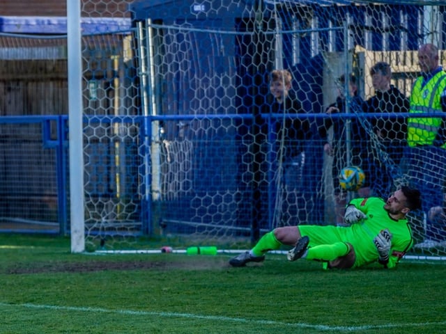 Action from Haywards Heath Town's Isthmian south east division win at home to Whitstable / Pictures: Ray Turner