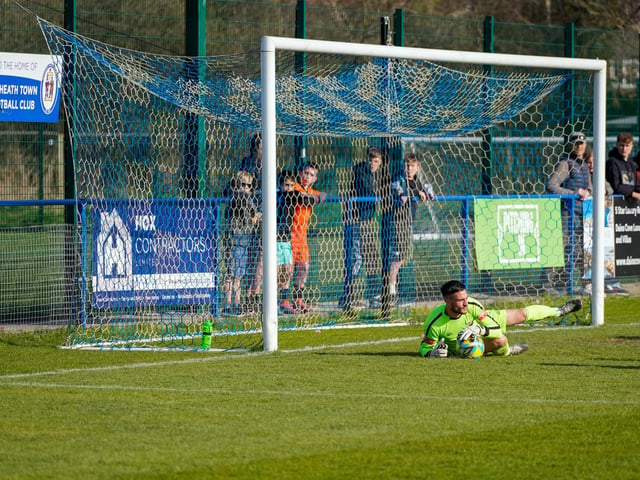 Action from Haywards Heath Town's Isthmian south east division win at home to Whitstable / Pictures: Ray Turner