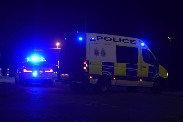 At least two police vehicles responded to the incident in Ringles Cross. Photo: Dan Jessup
