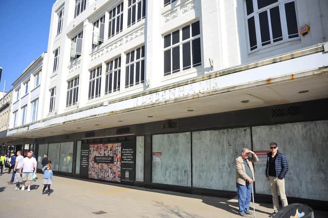 Former Debenhams store in Worthing as it is now. Pics S Robards SR2203241 SUS-220324-161831001