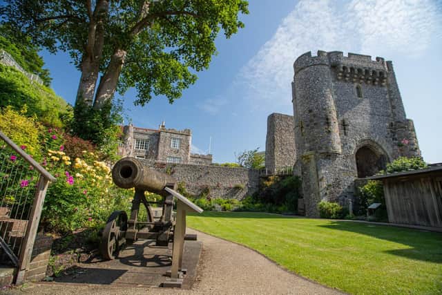 More than 600-tonnes of curtain wall at the Norman fortress were said to have fallen down in the incident two and a half years ago.