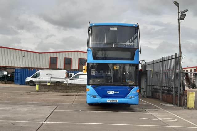 Bus in Metrobus Crawley Depot. Credit: Ellis Peters