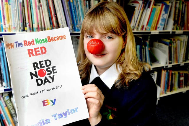 Lydia Taylor, 11, from Slindon Primary School, produced a book to raise money for Comic Relief