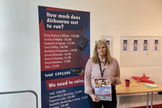 Annie Wills, head of tourism for EBC, also attended the Save Airbourne event SUS-220329-113326001