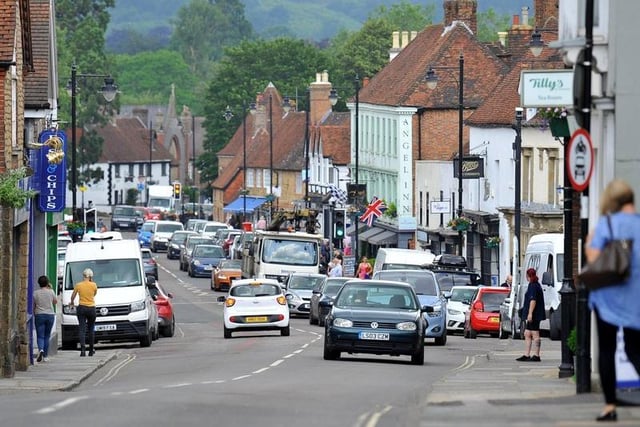 Midhurst and Cocking had 822.2 Covid-19 cases per 100,000 people in the latest week, a rise of 10.2 per cent from the week before.