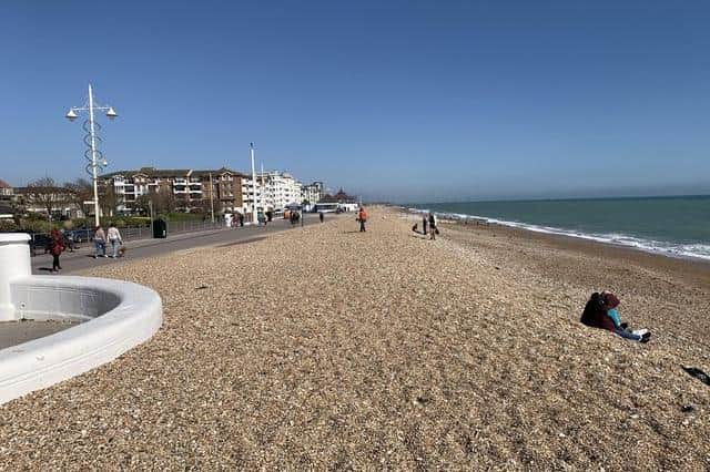 Bognor Regis Central had 804.9 Covid-19 cases per 100,000 people in the latest week, a rise of 41.8 per cent from the week before.