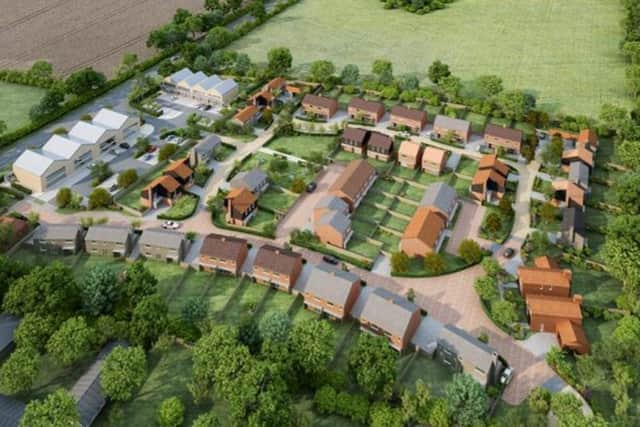 Artist's impression of the proposed Ringmer development
