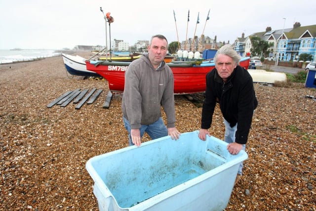 'Pork-bolters' is the Sussex dialect nickname for Worthing fishermen.