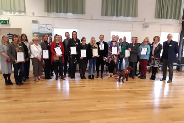 Winners of the High Sheriff Awards 2022 with Neil Hart, High Sheriff of West Sussex