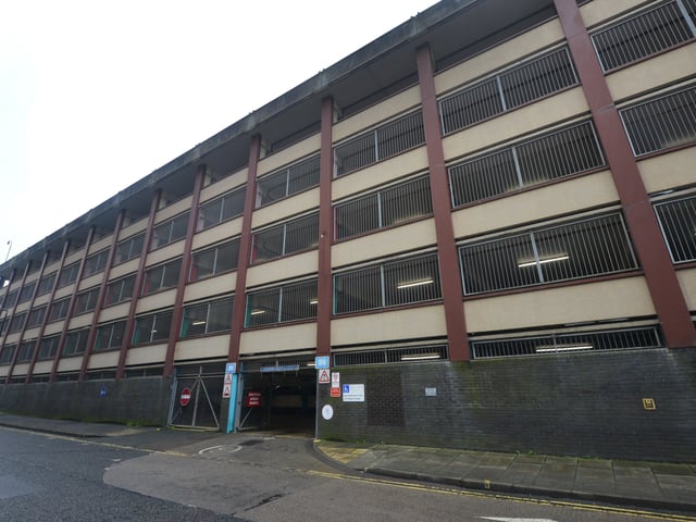 Priory Street Car Park in Hastings SUS-220330-103924001