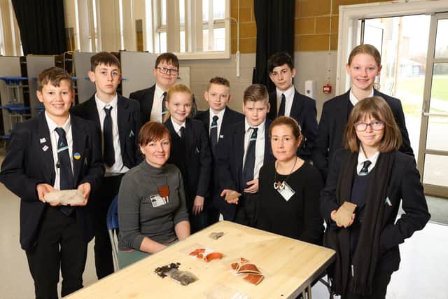 Archaeological finds in Angmering dating back to the Late Iron Age and Early Roman Periods have been showcased to pupils at The Angmering School by David Wilson Homes and its partner Thames Valley Archaeological Services (TVAS).