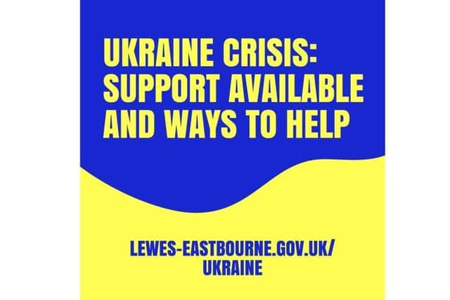 Eastbourne Borough Council launches one-stop web page for Ukraine support SUS-220331-102636001