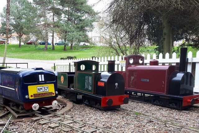 The miniature railway at Alexandra park is well worth a visiit. SUS-220331-103858001