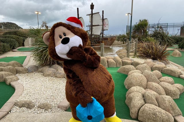 Hastings Adventure Golf on the seafront offers lots of fun and includes a pirate themed course. SUS-220331-105356001