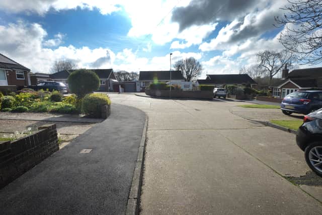 Residents in a cul de sac off Parkstone Road in Hastings have been told by the council that they need to pay a £75 application fee and submit an insurance policy covering them for £10 million to hold a jubilee lunch.
Photo showing the cul de sac. SUS-220331-105729001