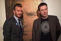 Ed with David Beckham