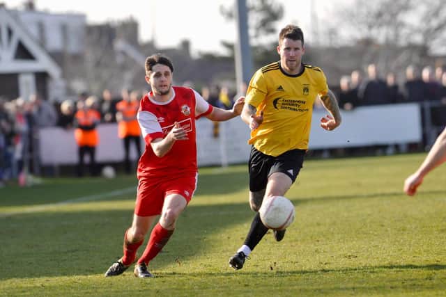 Action from Littlehampton Town's quarter-final win over North Shields / Picture: Stephen Goodger