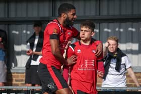 Eastbourne Borough were in the goals against Bath City / Picture: Andy Pelling